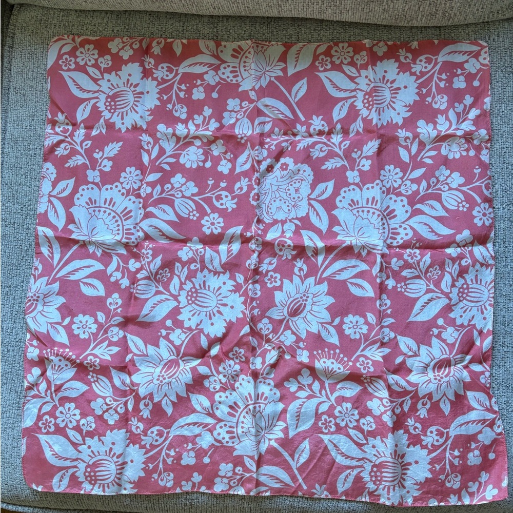 Chanel silk scarf